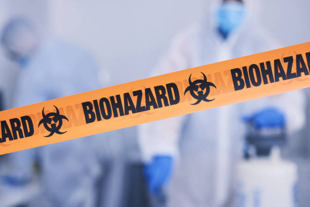Professional Biohazard technician working in Springdale, NC